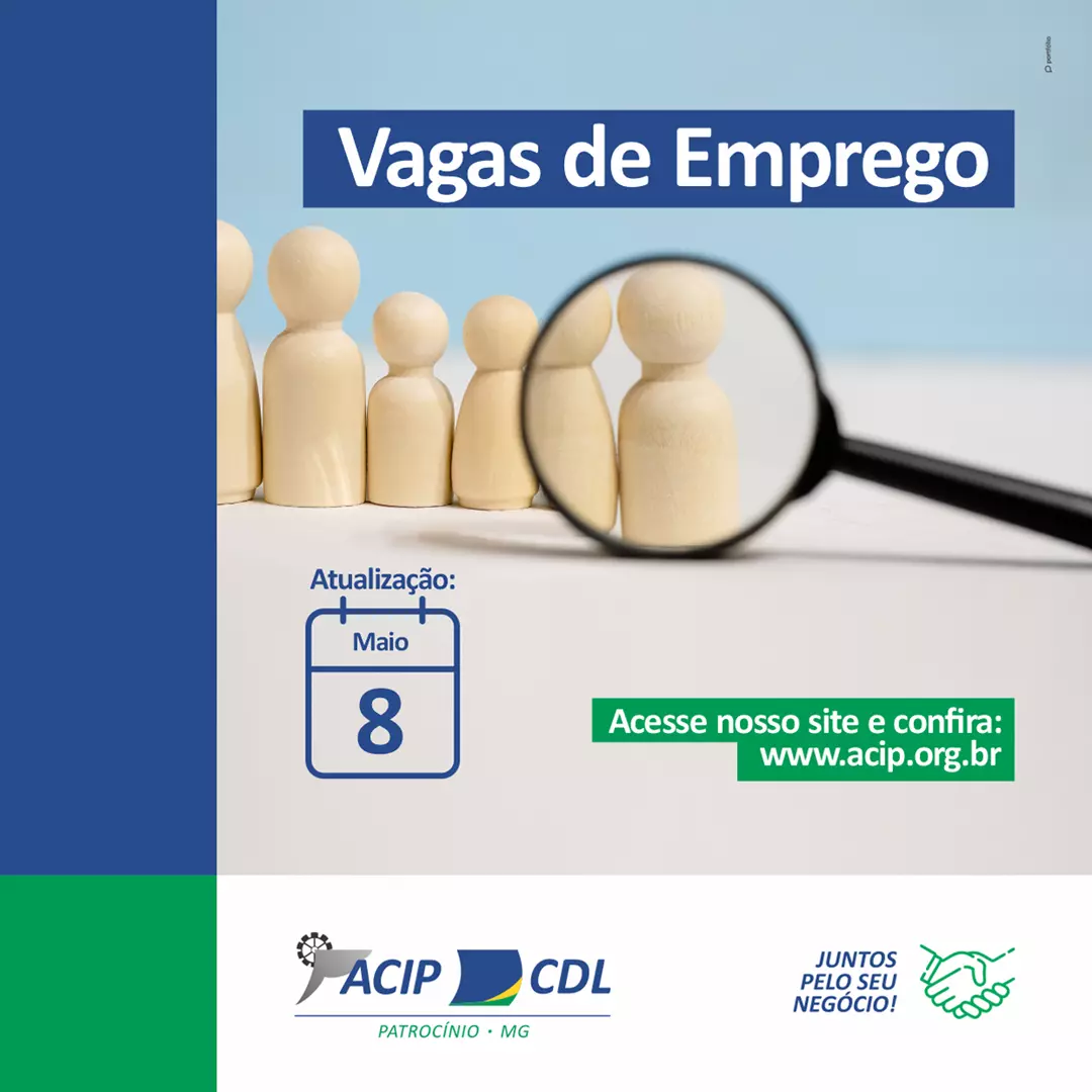 EMPREGO - Atualização do Balcão de Empregos das ACIP/CDL